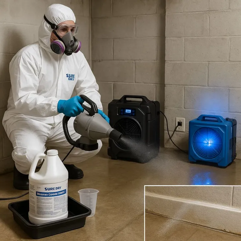 Sanitization and Odor Removal process in Cleary, MS