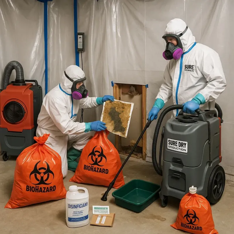Contaminated Water Handling Protocols process in Cleary, MS